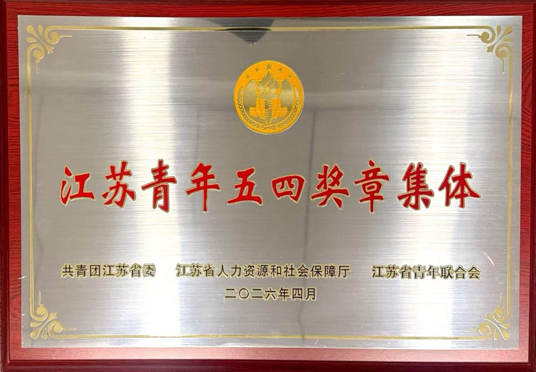 江蘇青年五四獎章集體